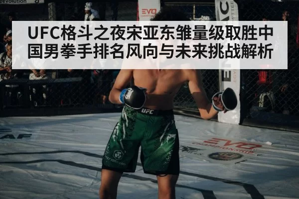 UFC格斗之夜宋亚东雏量级取胜中国男拳手排名风向与未来挑战解析